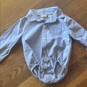Janie and Jack Light Blue Button-Down Shirt